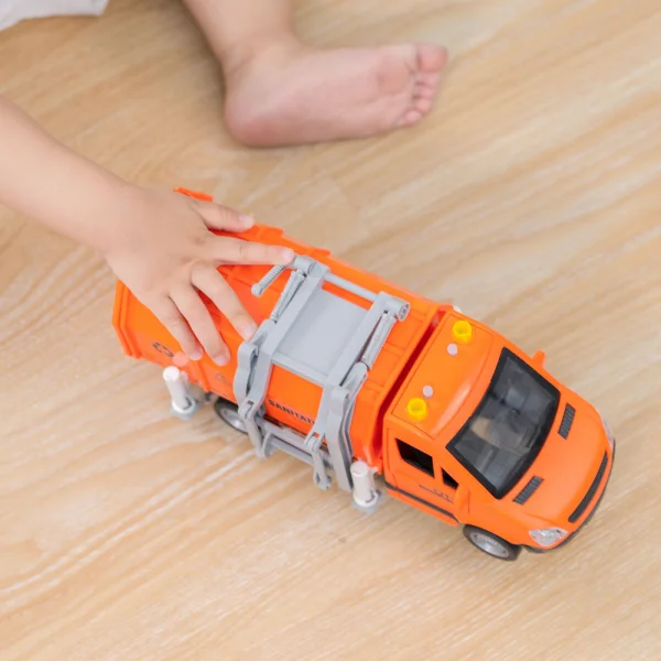 Xe vệ sinh đường phố cao cấp có âm thanh và đèn RFD341536 (Cam)