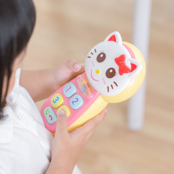 Điện thoại Hello Kitty có đèn và gương soi JS057631 (Hồng)