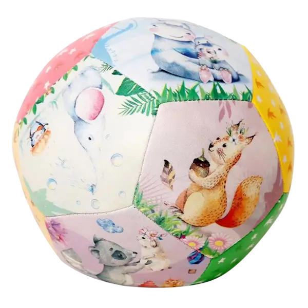 Bóng mềm tròn họa tiết hoạt hình cao cấp 15cm JS055736 Animo