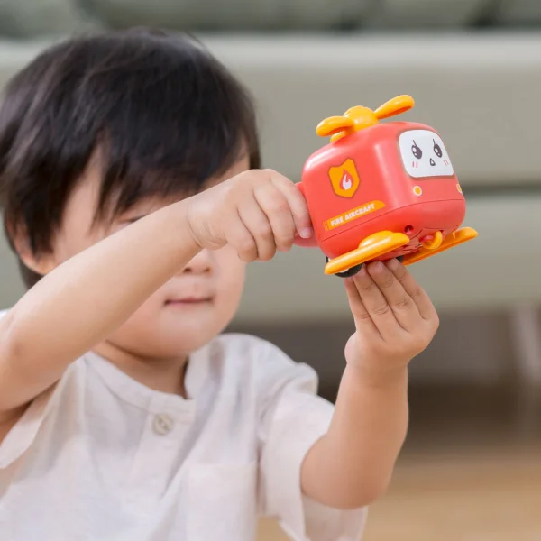 Xe hoạt hình trực thăng chạy trớn có âm thanh sinh động LH16877623 (Màu ngẫu nhiên)