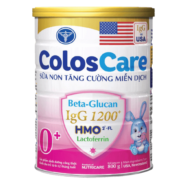 Sữa ColosCare 0+ 800g (0-12 tháng tuổi)