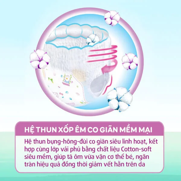 Tã Quần Bobby XXXL22 + 6 miếng tã quần