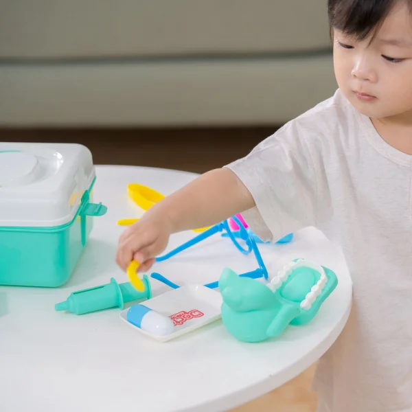 Hộp nhập vai bác sĩ nha khoa kèm mô hình răng ngộ nghĩnh 27pcs CY510884