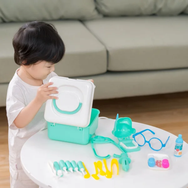 Hộp nhập vai bác sĩ nha khoa kèm mô hình răng ngộ nghĩnh 27pcs CY510884