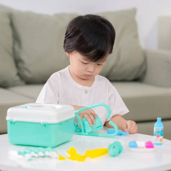 Hộp nhập vai bác sĩ nha khoa kèm mô hình răng ngộ nghĩnh 27pcs CY510884