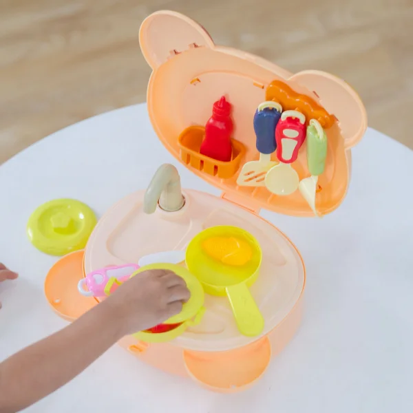 Túi xách nhập vai nhà bếp hình gấu ngộ ngĩnh 21pcs CY369194