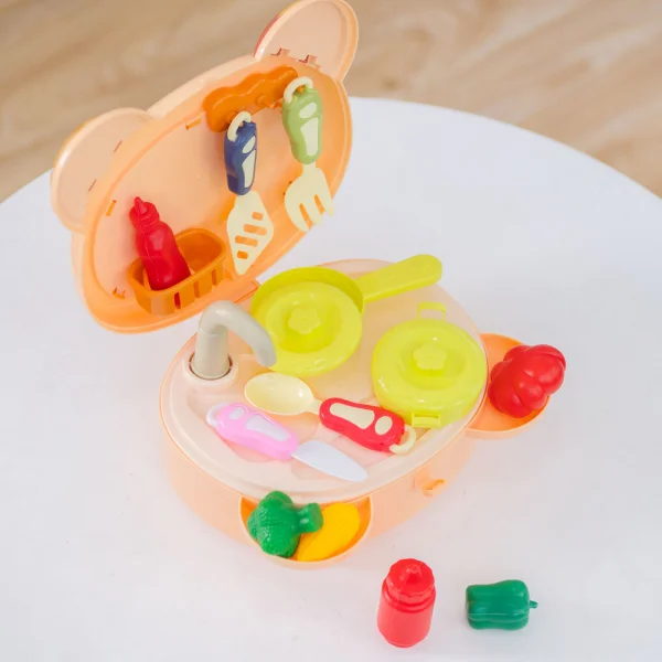 Túi xách nhập vai nhà bếp hình gấu ngộ ngĩnh 21pcs CY369194