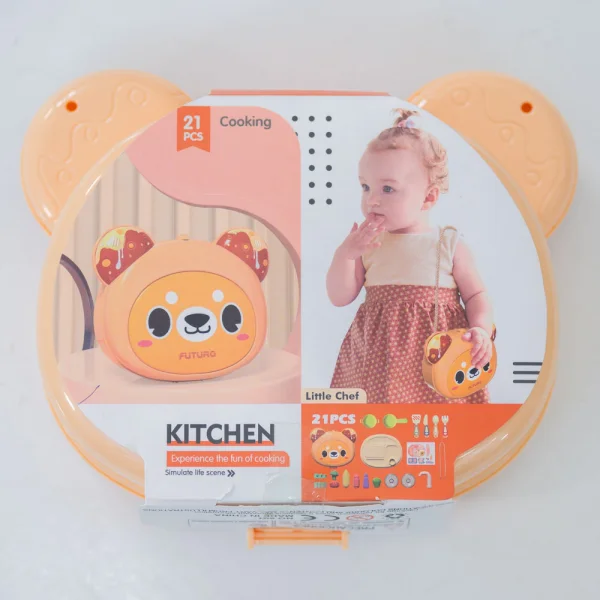 Túi xách nhập vai nhà bếp hình gấu ngộ ngĩnh 21pcs CY369194