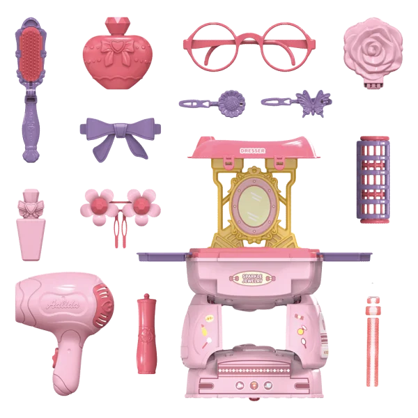 Xe nhập vai trang điểm 25pcs CY513259 (Hồng)