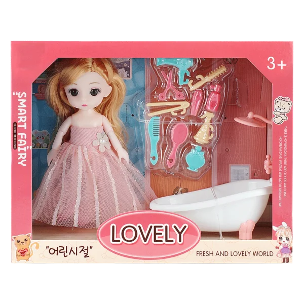 Bộ búp bê kèm bồn tắm và phụ kiện cho bé CY518970