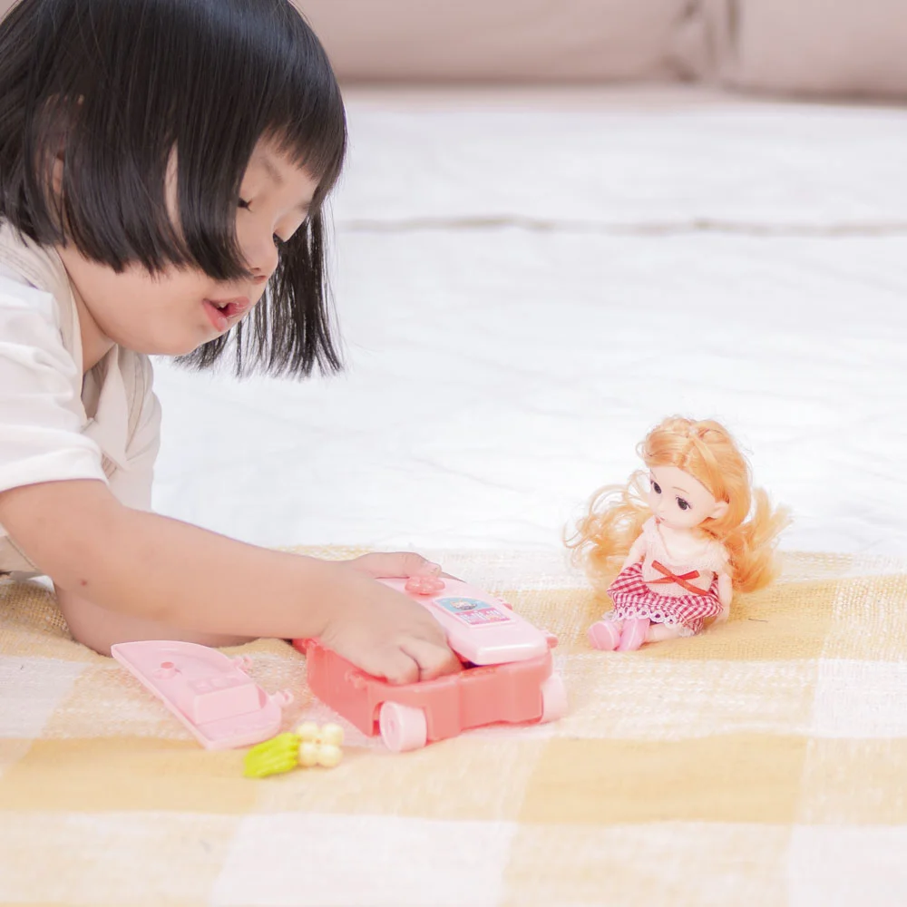 Bộ búp bê kèm tủ lạnh và phụ kiện cho bé CY518974