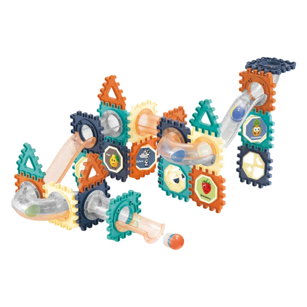 Bộ lắp ráp mô hình đường ống bóng lăn cho bé 66pcs CY325866