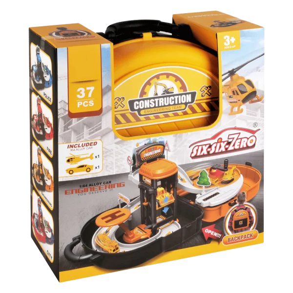 Balo lắp ráp bãi đậu xe kèm phương tiện giao thông cao cấp CY314302