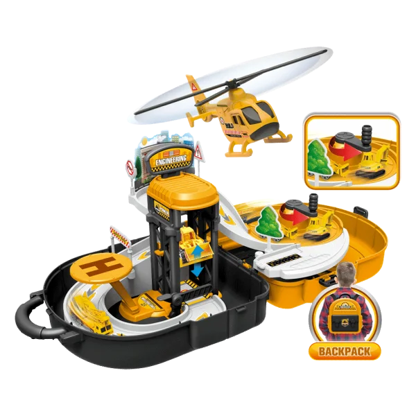 Balo lắp ráp bãi đậu xe kèm phương tiện giao thông cao cấp CY314302