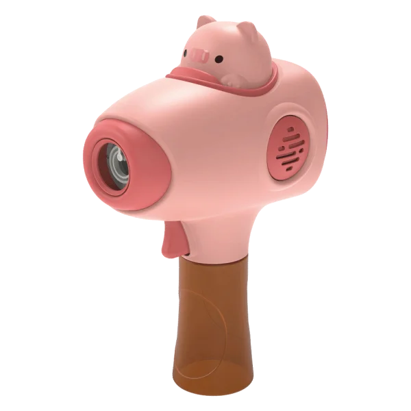 Súng thổi bong bóng hình heo con có nhạc CY421406
