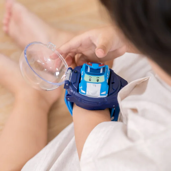 Đồng hồ điều khiển xe hoạt hình cho bé RFD474649 (Xanh)