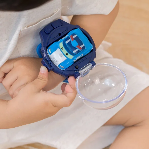 Đồng hồ điều khiển xe hoạt hình cho bé RFD474649 (Xanh)