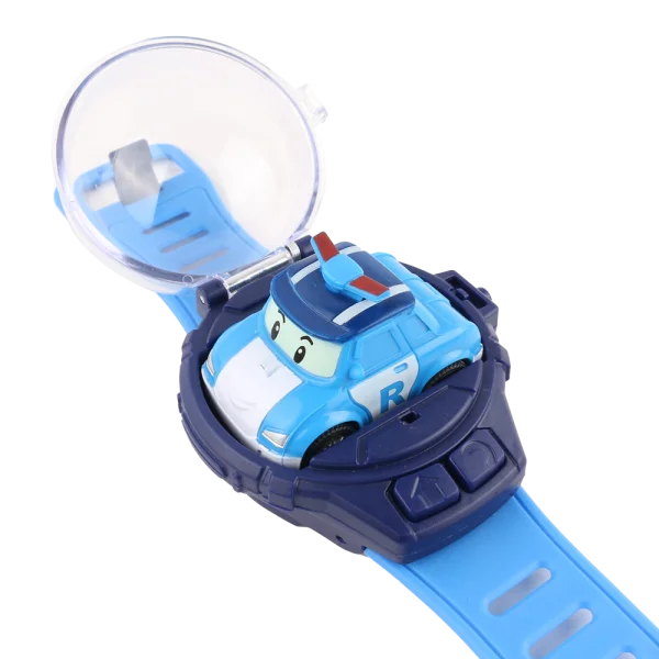 Đồng hồ điều khiển xe hoạt hình cho bé RFD474649 (Xanh)