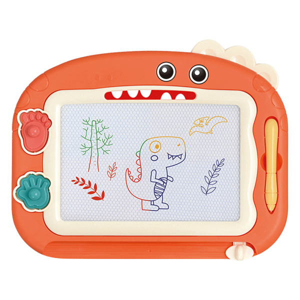 Bảng vẽ khủng long kèm bút và khuôn ấn cho bé CY510932 (Cam)