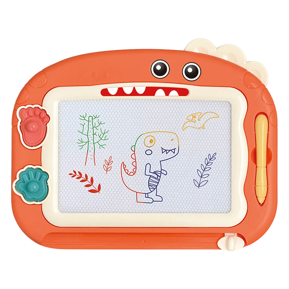Bảng vẽ khủng long kèm bút và khuôn ấn cho bé CY510932 (Cam)