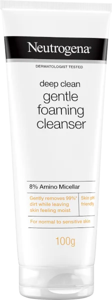 Sữa rửa mặt dịu nhẹ làm sạch sâu Neutrogena Deep Clean Gentle Foaming Cleanser 100g