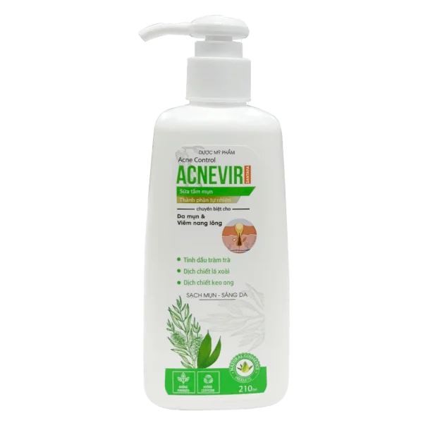 Sữa tắm mụn Acnevir (Chai 210ml)