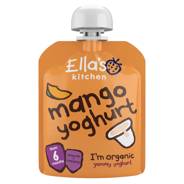 Dinh dưỡng xoài nghiền hữu cơ, sữa chua Ella