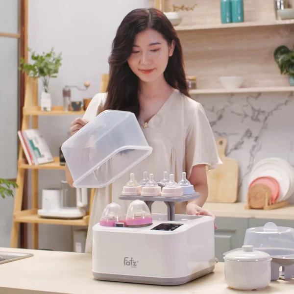 Máy tiệt trùng sấy khô, hầm cháo thông minh tích hợp máy hâm sữa FATZ Captain 2 FB4315SL