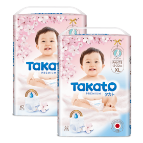 Quà tặng khi mua Combo 3 Tã quần Takato siêu mềm mại (M, 76 miếng)