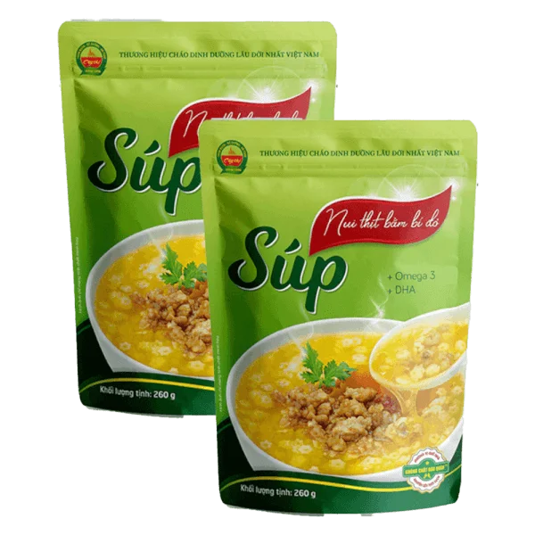 Combo 2 Súp nui thịt bằm bí đỏ Cây Thị 260g