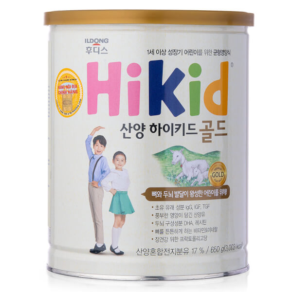 Sữa dê Hikid 650g (1-9 tuổi)