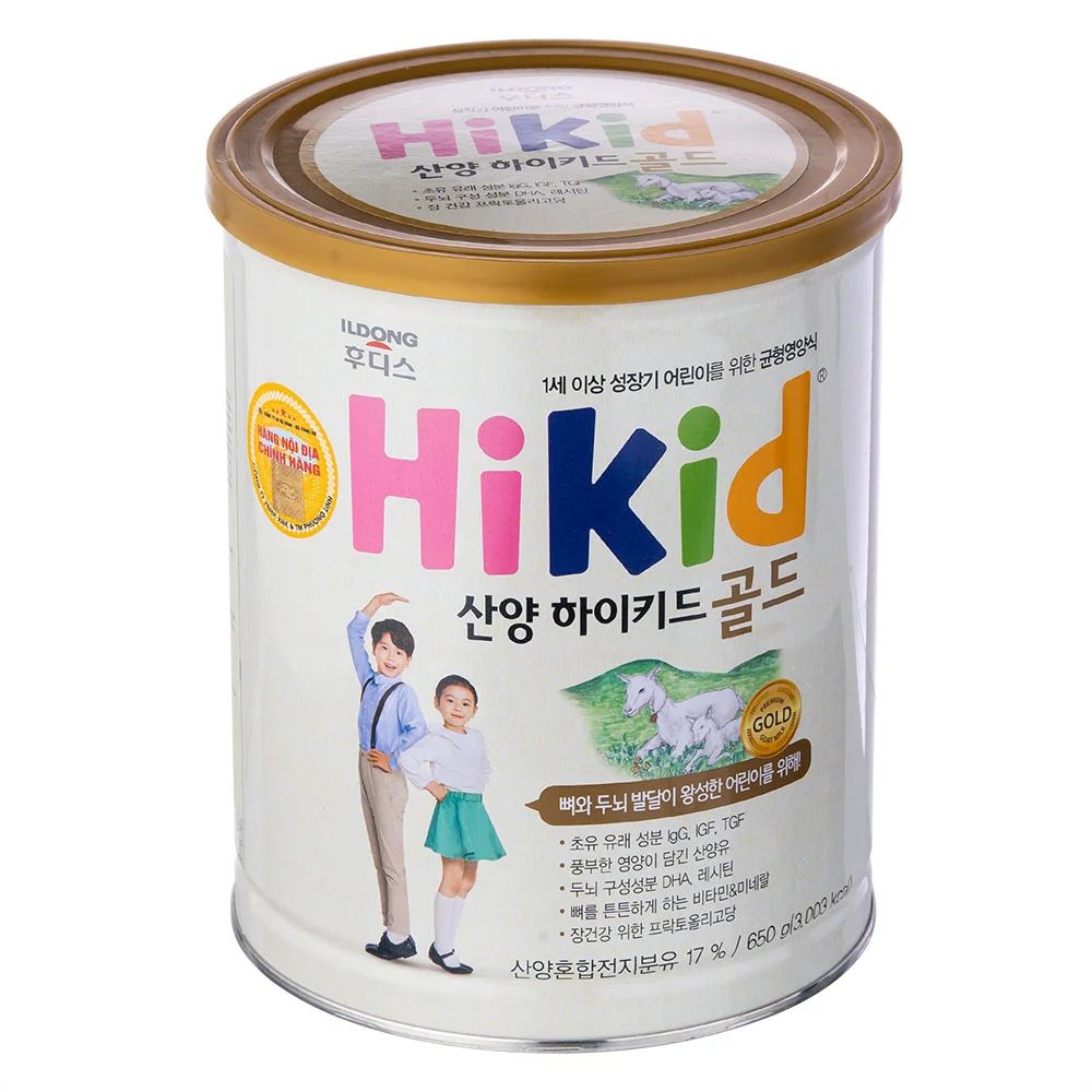 Sữa dê Hikid 650g (1-9 tuổi)