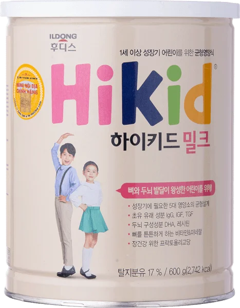 Sữa Hikid vị Vani 600g (1-9 tuổi)