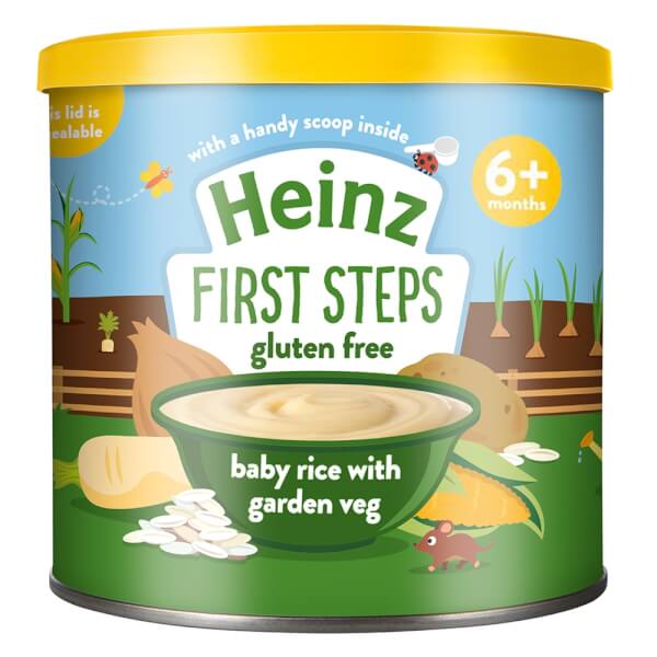 Combo 2 Cháo dành cho trẻ em có chứa kem Yến mạch / Heinz Baby porridge