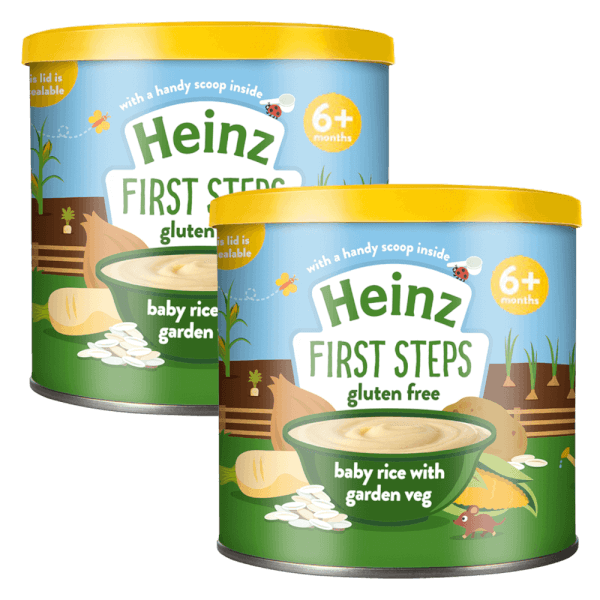 Combo 2 Cháo dành cho trẻ em có chứa kem Yến mạch / Heinz Baby porridge
