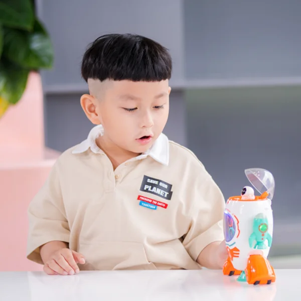 Đồ chơi tên lửa không gian vui nhộn biết nhảy có nhạc và đèn YN488938