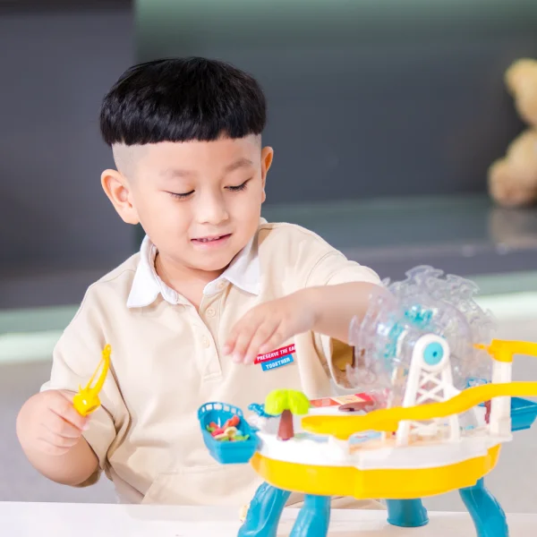 Bộ câu cá điện đa năng có nhạc kèm vòng xoay trượt xe ô tô