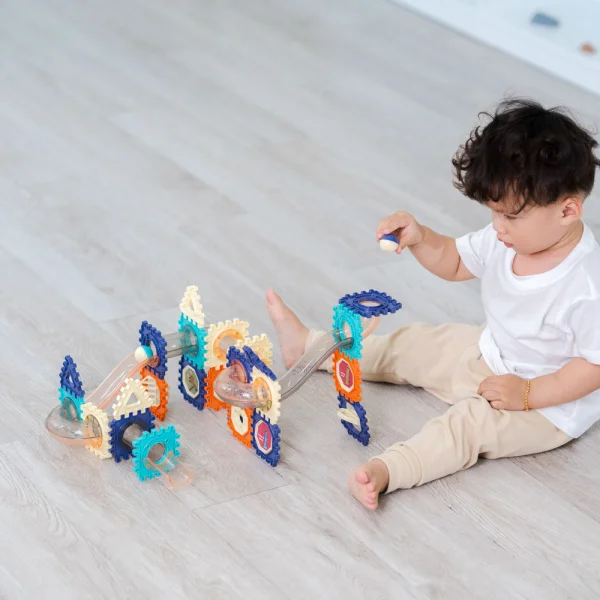 Bộ lắp ráp mô hình đường ống bóng lăn cho bé 66pcs CY325866