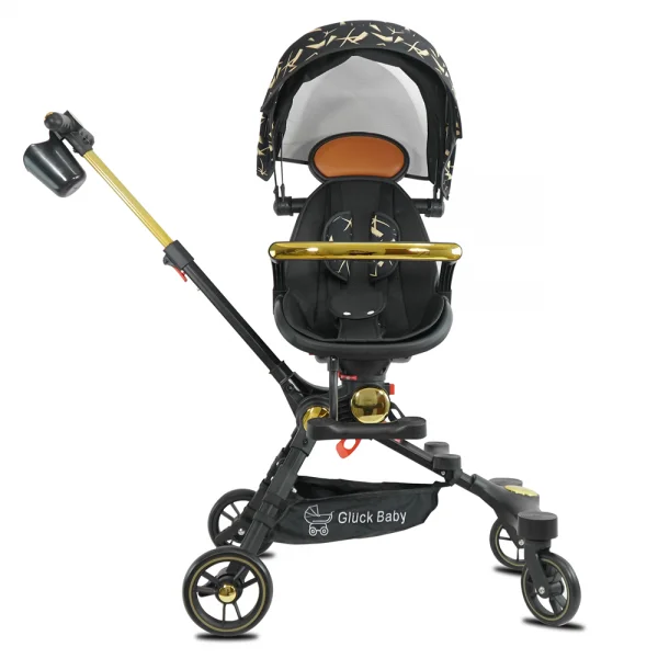 Xe đẩy em bé gấp gọn Gluck G8  (gold)