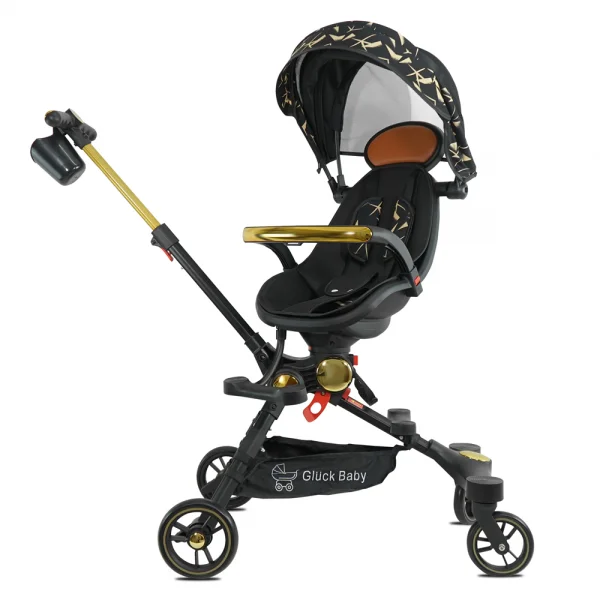 Xe đẩy em bé gấp gọn Gluck G8  (gold)