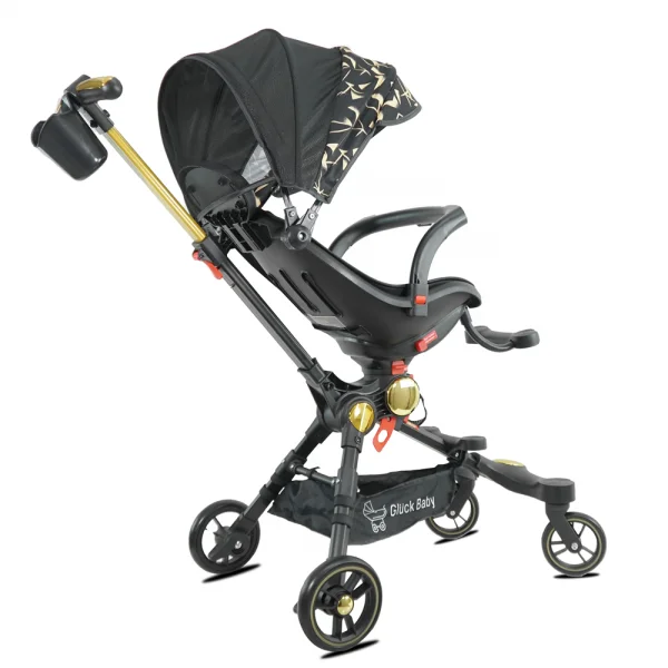 Xe đẩy em bé gấp gọn Gluck G8  (gold)
