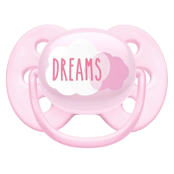 Ty ngậm Philips Avent siêu mềm 0-6M vỉ đơn (SCF527/01, hồng)