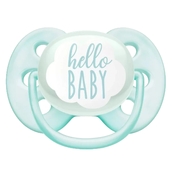 Ty ngậm Philips Avent siêu mềm 0-6M vỉ đơn (SCF522/01, xanh)