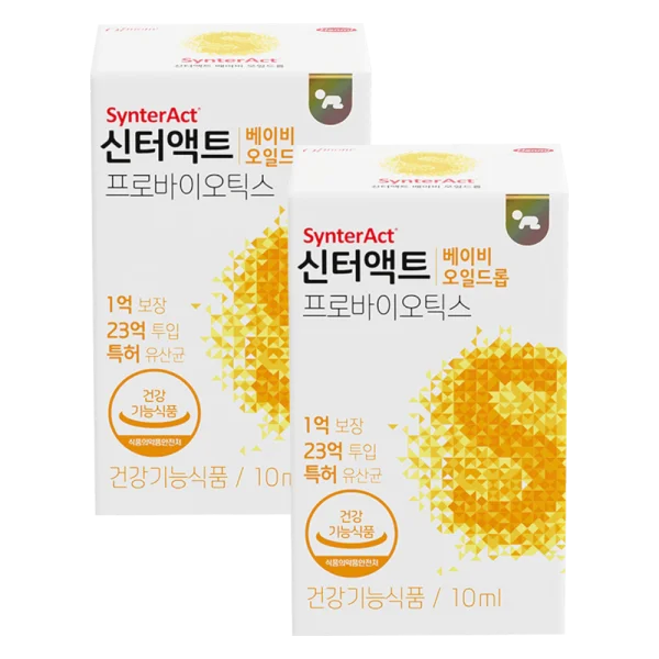 Combo 2 Men vi sinh Synteract Baby Drops Oil 10mL