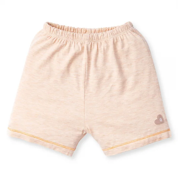 Bộ tính năng ngắn, vải sợi sồi BST Gấu nâu Animo BMC123107 (3-24M,Nâu nhạt)