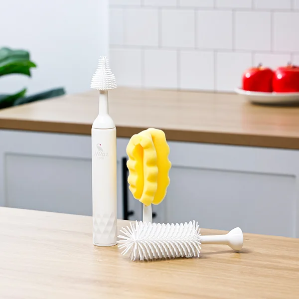 Bộ cọ rửa bình sữa điện Moaz Bébé MB-047