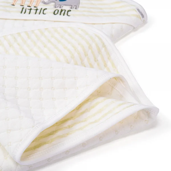 Khăn choàng ủ ấm 2 mặt Hươu và voi Animo T2303_NK001 (80x95cm,Xanh cốm)