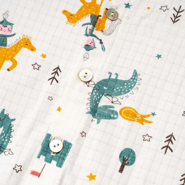 Bộ tính năng ngắn chống muỗi, HT Hiệp Sĩ Animo VĐ523005 (0-24M,Xanh lá)