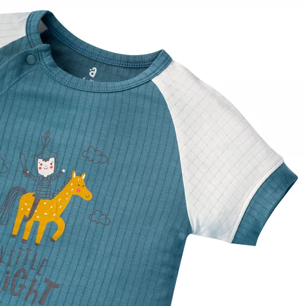 Bodysuit tính năng đùi chống muỗi, HT Hiệp Sĩ Animo VĐ523017 (3-12M,Xanh lá)