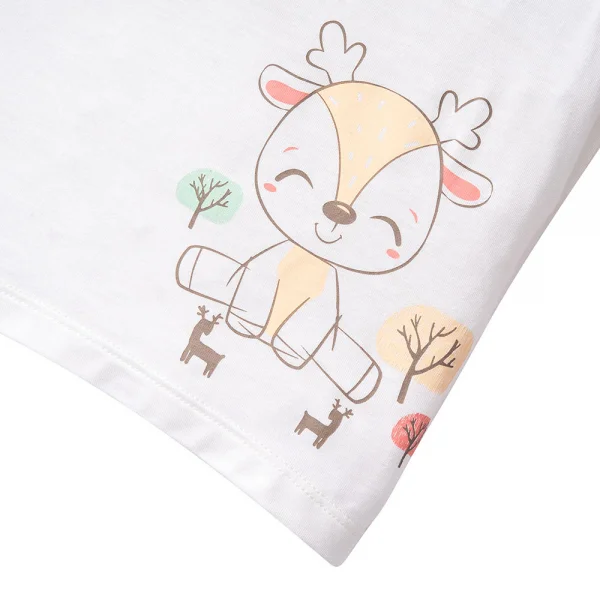 Bộ tính năng ngắn vải modal Animo VĐ522022 (12-24M,Kem)